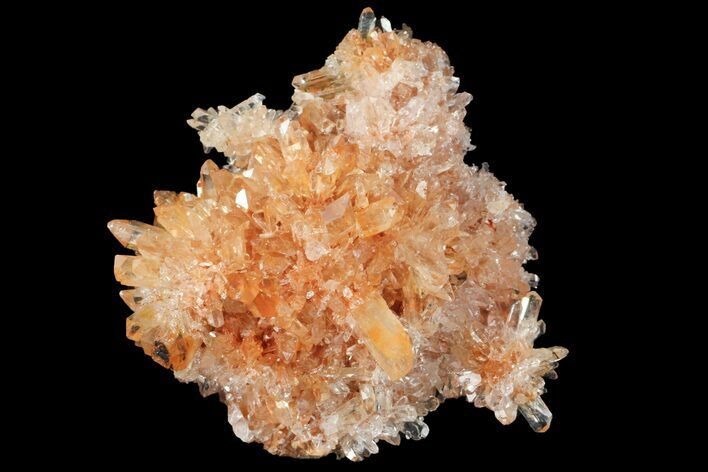 Orange Creedite Crystal Cluster - Durango, Mexico #99178